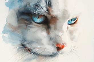 draw custom watercolor clipart