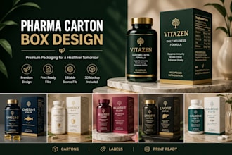 design pharmaceutical carton box packaging