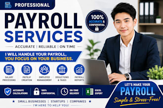 provide complete accounting and payroll services with accuracy and report