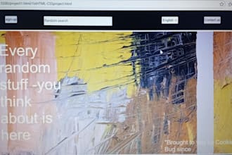 design and build responsive HTML and CSS web pages
