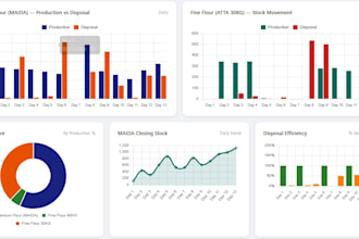 build professional excel or HTML operational dashboard for your business