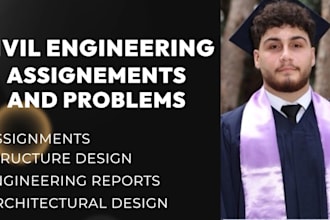 do civil engineering problems and assigment