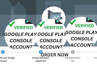 create a google console organisation account for use