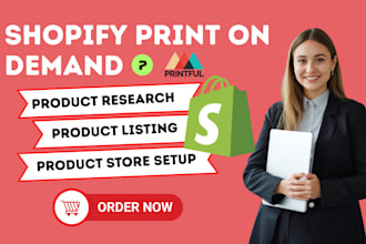 setup shopify pod store with printify, printful, gelato, apliiq or etsy listing