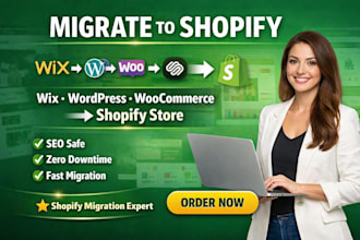 migrate wix to shopify wordpress migration squarespace woocommerce to shopify