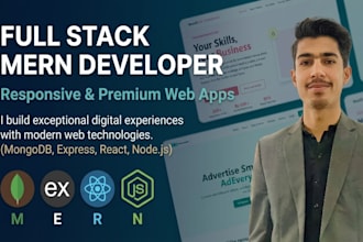 develop custom mern stack website and application