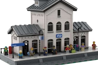 design custom lego moc from your photo with instructions, studio file and parts