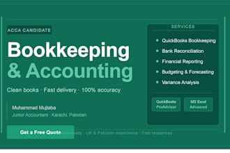 do quickbooks bookkeeping bank reconciliation and financial reporting