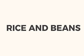 cook rice and beans