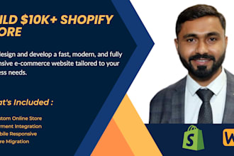 help to create a shopify website