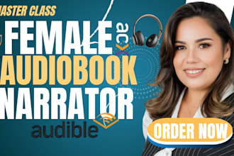 be your audiobook narrator, female voice over, duet audiobook, acx audible