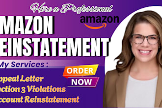 write amazon appeal letter poa to fix section 3 asin violation suspended account