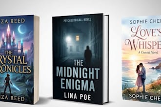 design a dark romance cover or a KDP paperback wrap