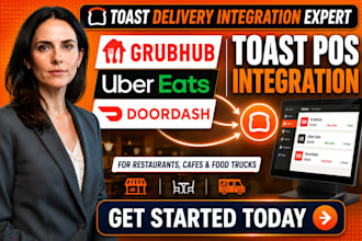 integrate grubhub doordash ubereats into toast pos