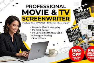 movie script feature film script , tv pilot and tv series screenwriting