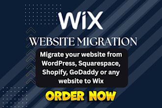 redesign your wix website or migrate to wix professionally
