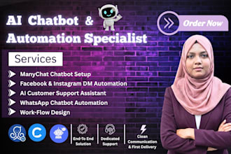 set up ai chatbot and marketing automation