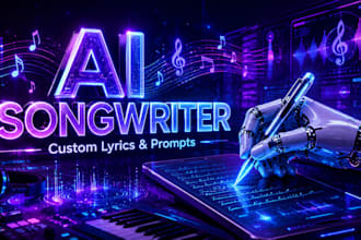 write perfect ai music prompts and custom song lyrics