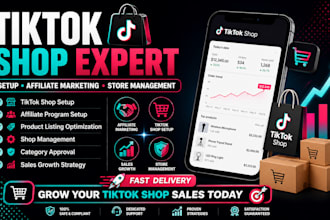 setup tiktok shop, affiliate marketing , tiktok shop manager tiktok shop ad