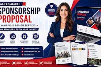 write and design a professional sponsorship and grant proposal