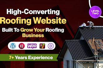 build a high converting roofing services website