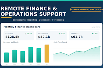 be your remote finance and operations assistant