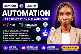 fix make come, make com automation, lead generation, n8n, ghl ai agent workflow