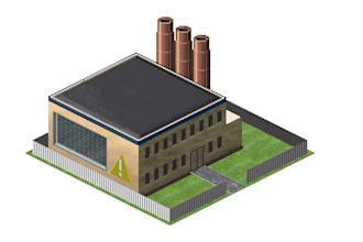 isometric pixel art assets for city builder games