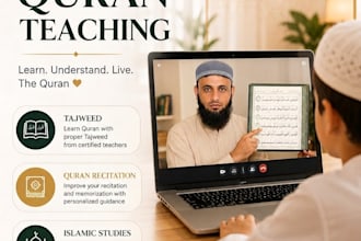 teach quran teacher tajweed and islamic studies