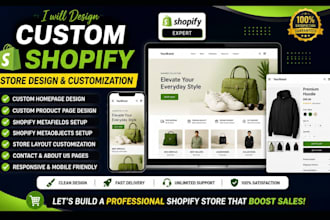 design custom shopify homepage product page meta fields and metaobjects