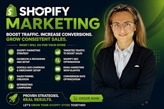 boost shopify sales, shopify marketing, sales funnel, and promote shopify store