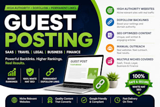 do saas, travel, legal, business, and finance guest posting