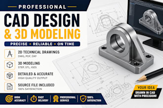 convert sketches to cad technical drawings