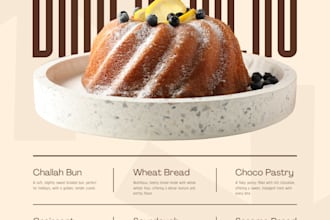 design modern restaurant cafe food menu