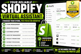 shopify virtual assistant shopify manager store manager shopify dropshipping va