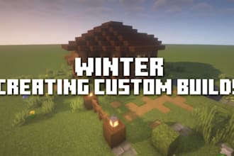 build custom minecraft houses, bases and structures