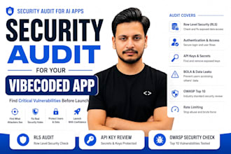 run a security audit on your supabase or ai built app before launch