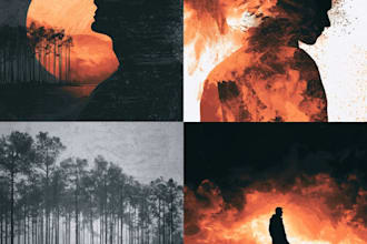 design a striking custom album cover for your music