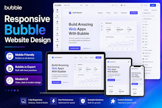 design responsive bubble websites and web apps