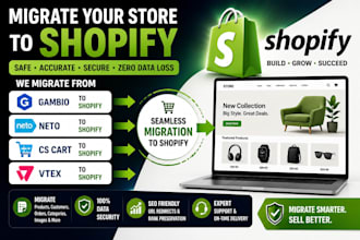 migrate gambio to shopify neto to shopify cs cart to shopify vtex to shopify