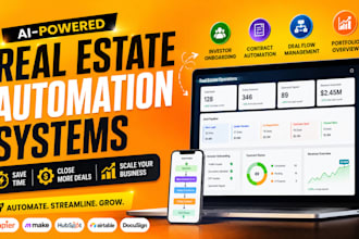 real estate investor onboarding CRM contract docusign  tracking automation setup