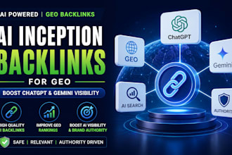 create ai inception backlinks for GEO and boost chatgpt and gemini visibility