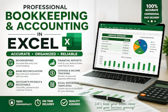 do professional bookkeeping and accounting in excel