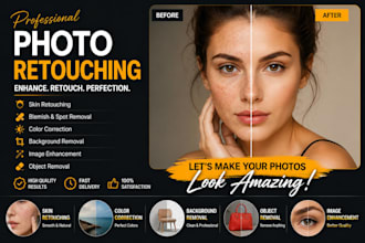 professionally retouch and enhance your photos
