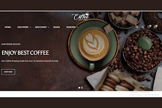 build coffee shopify store matcha website coffee dropshipping store matcha store