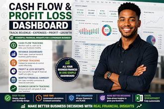 build a cash flow profit and loss dashboard for small business