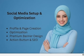 create, setup, and optimize social media pages