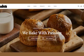 build bakery website bakery shopify store cake website cake store bakery store