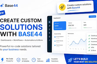 integrate base44 on your wix site to create custom no code apps dashboards flows