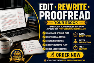 rewrite, edit, and proofread your ebook